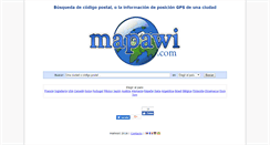 Desktop Screenshot of codigo-postal.es.mapawi.com