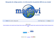 Tablet Screenshot of codigo-postal.es.mapawi.com